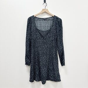 Madewell Seamed Long Sleeve Mini Dress in Ditsy Floral - 6
